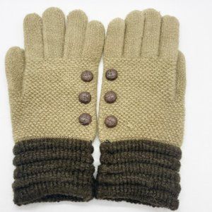 Hand Knitted Glove with Lining, stylish gloves